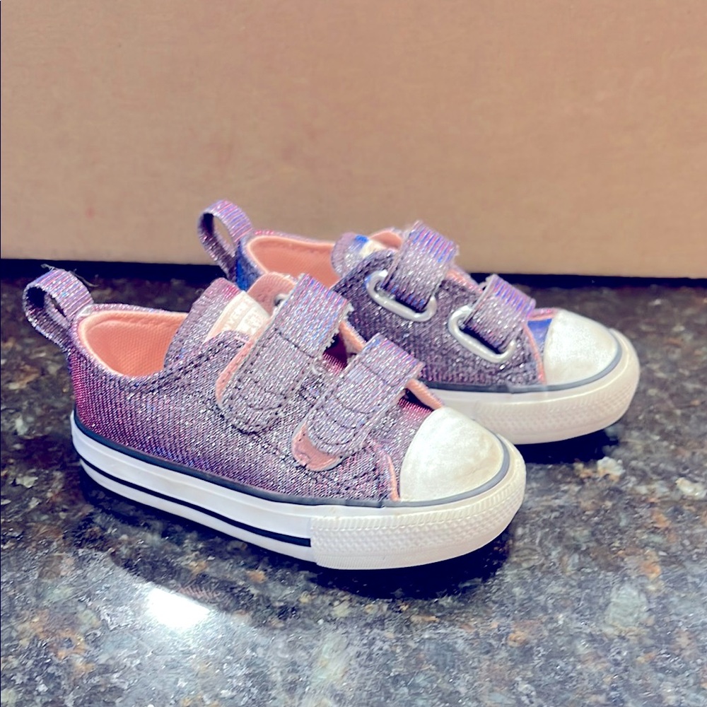 Sparkly Purple Kids Shoes